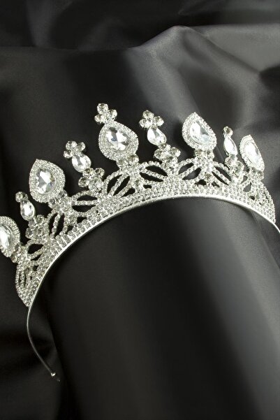 FREEDOM STOREE Πολυτελής πέτρινη νυφική ​​τιάρα