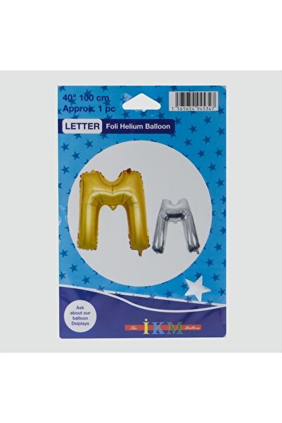 CT STONES Yellow Colored 40*100 Letter Foil Balloon