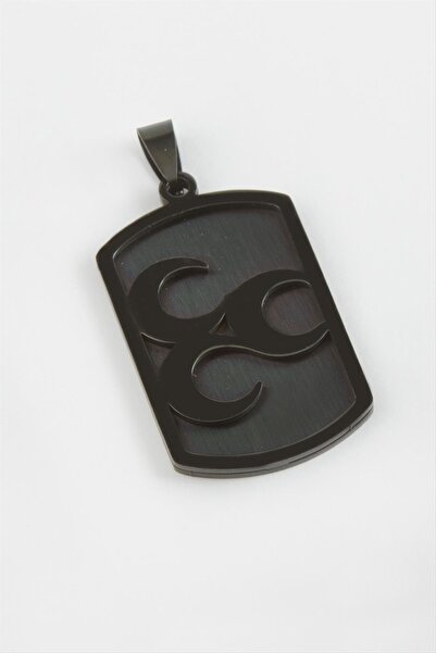 ZERO LAND Crescent Steel Pendant 4 cm