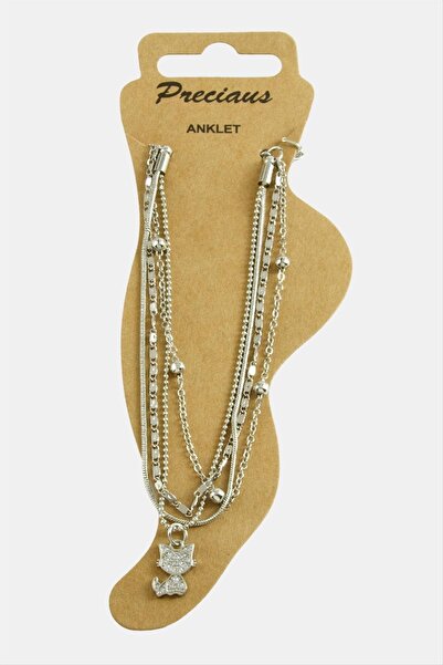 ZERO LAND Cat Zircon Stone Luxury Anklet