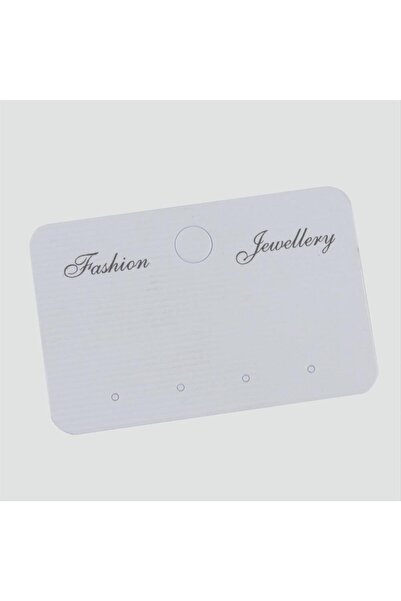 ZERO LAND Hn-Shop 4 Holes Earring Card-White