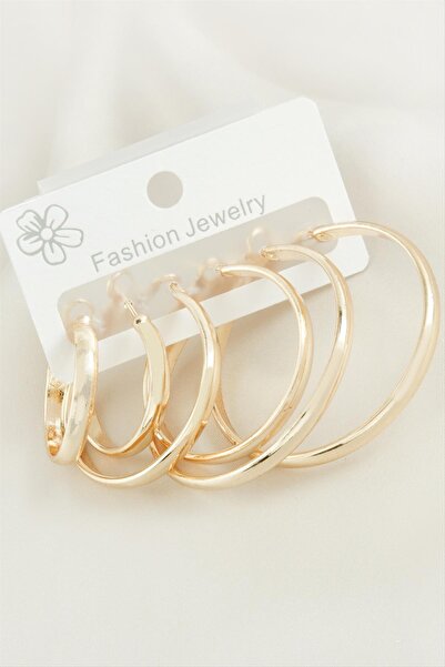 Marsilyan 6 Pieces Metal Hoop Earrings Ilkel-Bjt940
