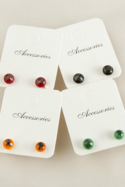 Marsilyan Ball Glass Earrings