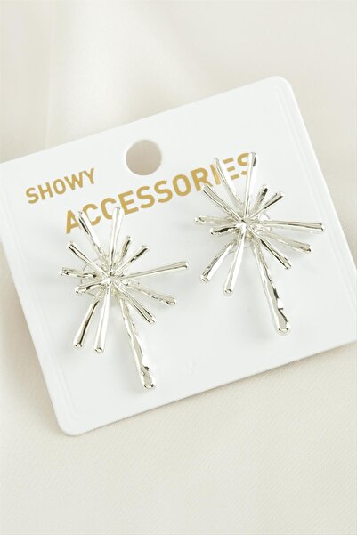 ZERO LAND Tree Trend Metal Earrings