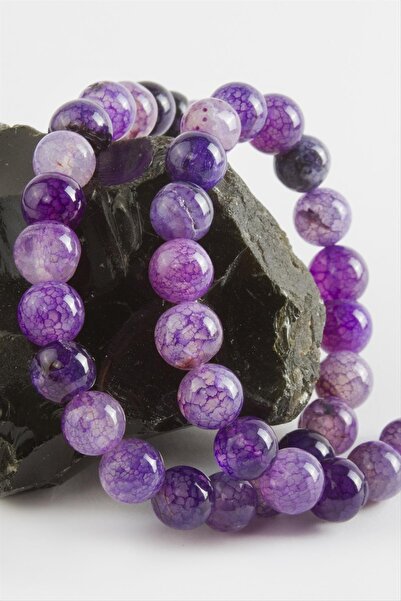 ZERO LAND ALLZEY Piatra de agat 10 mm-Violet