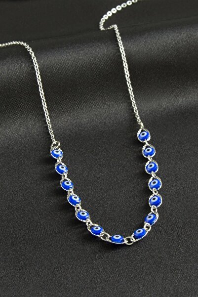 CT STONES قلادة عين الشر المينا