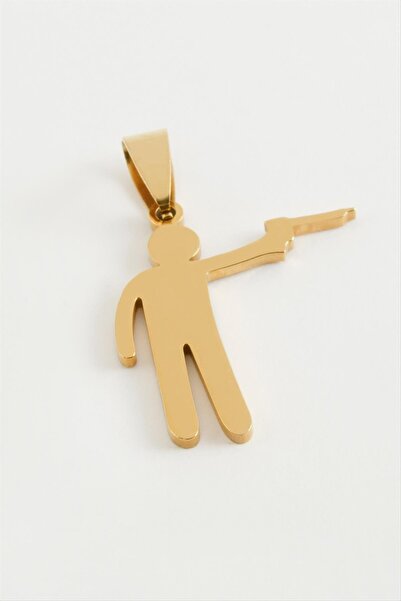 Genel Markalar Silahlı Asker Çelik Kolye Ucu 3 cm