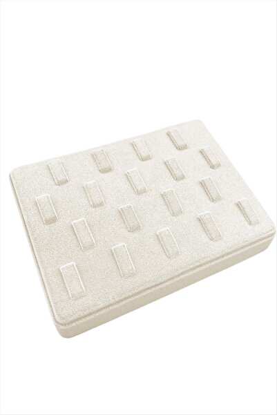 Yıldızınızzz accessory حامل حلقة من قماش أنفورا مكون من 18 شريحة