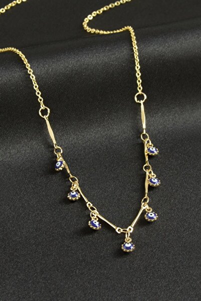 TakÇalıştır Nailed Evil Eye Enamel Necklace