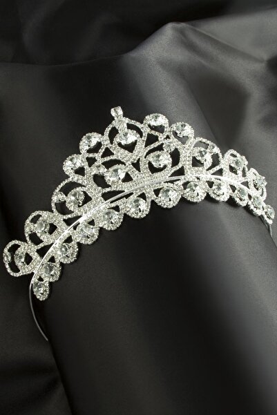 FREEDOM STOREE Coroana de mireasa de lux cu pietre pretioase