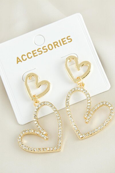 Marsilyan أقراط حجرية للموسم الجديد على شكل قلب