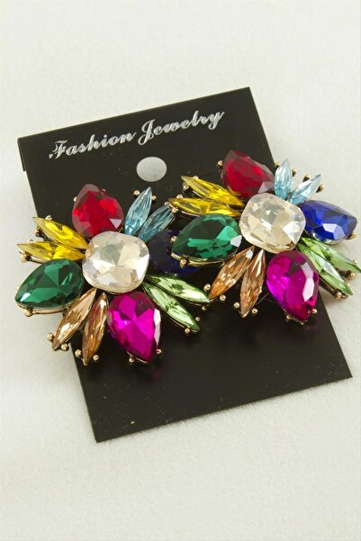 Ronanna Daisy Stone Zr Model Earrings