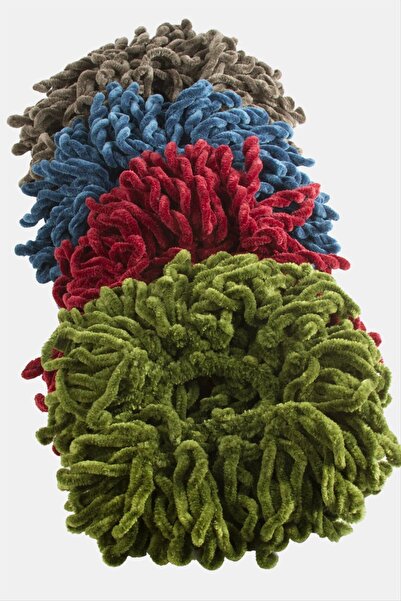 nolva Πολύχρωμο βελούδινο κλιπ μαλλιών 50 γραμμάρια