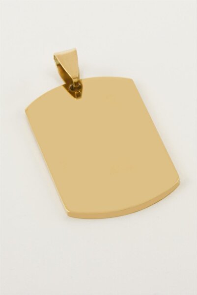 SiHako قلادة فولاذية قابلة للكتابة عليها بالاسم 2.2*3.8 سم