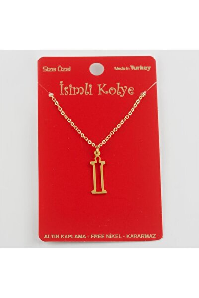 TakÇalıştır Tkçbj Solid Brass Letter Pendant Tkçbj