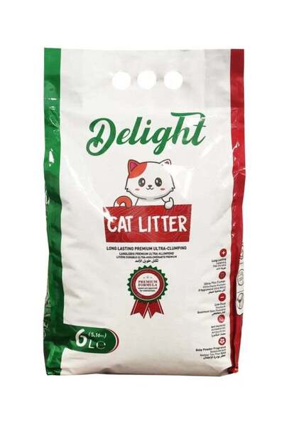 DELIGHT فضلات القطط فائقة التكتل