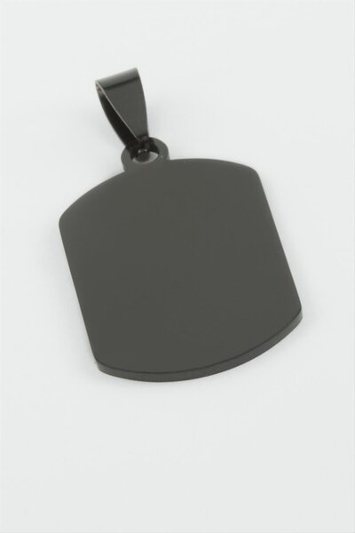 Ronanna Engravable Name Steel Pendant 2*3 cm