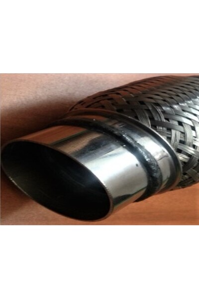 MTR Flexible connection, mesh reinforcement, with nipple