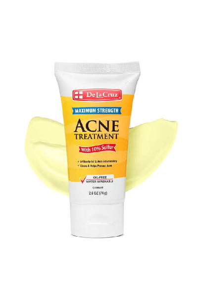 De La Cruz دي لا كروز كريم 74 جرام للبشره المعرضه لحب الشباب بنسبه 10٪ من الك...