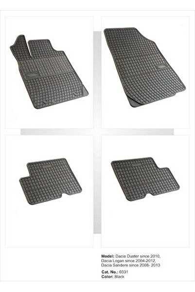 MTR Set covorase Cauciuc pentru Dacia Logan