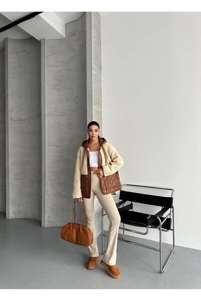 mylunessa Brown Plush Coat