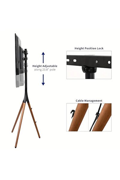 DEC13 Tripod rotating monitor stand