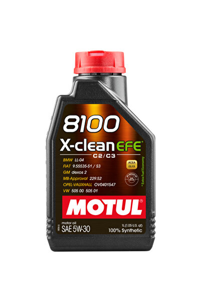 Motul Ulei motor 8100 X-Clean EFE 5W30 208L compatibil cu MITSUBISHI, Fiat, B...