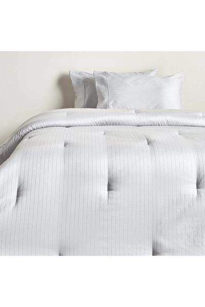 Generic Hampton Cotton Sateen Jacquard 220 Thread Count 3-Piece Full Comforter Set - 160x240 cm