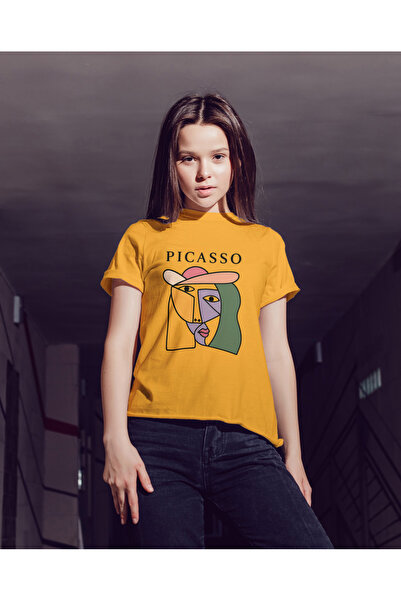 MVRDAR Tricou unisex 100% bumbac Flower Power pentru femei si fete