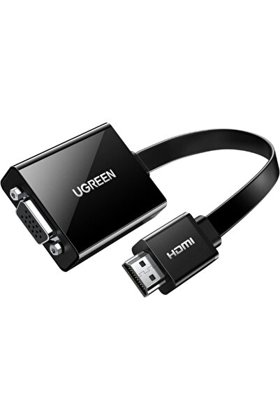 Ugreen HDMI VGA Adaptörü 1080P PC Dizüstü Chromebook Raspberry Pi MacBook Uyumlu
