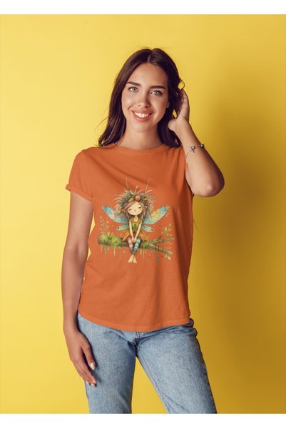 MVRDAR Tricou unisex 100% bumbac Flower Power pentru femei si fete