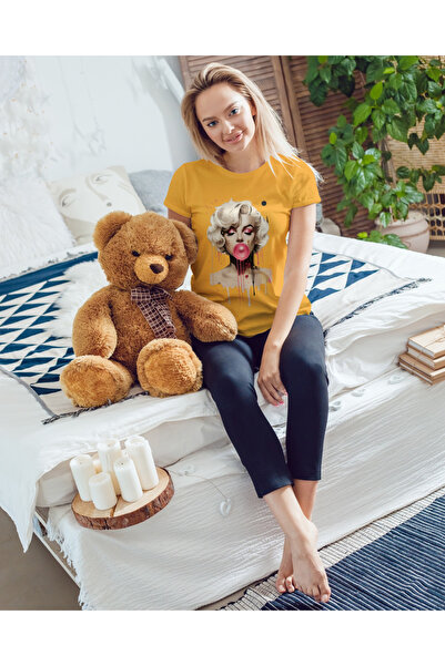 MVRDAR Tricou unisex 100% bumbac Flower Power pentru femei si fete