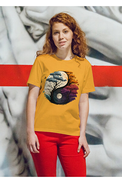 MVRDAR Tricou unisex 100% bumbac Flower Power pentru femei si fete