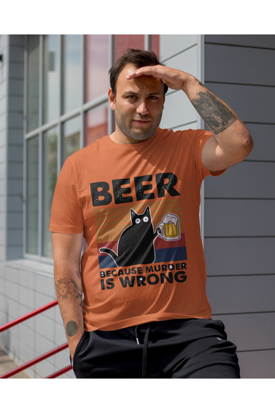 MVRDAR Unisex μπλουζάκι από 100% βαμβάκι με μοτίβα Oktoberfest, μπύρας και αλ...