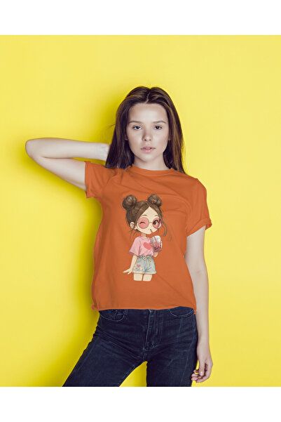 MVRDAR Tricou unisex 100% bumbac Flower Power pentru femei si fete