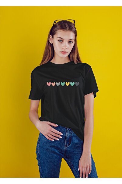 MVRDAR Tricou unisex 100% bumbac Flower Power pentru femei si fete