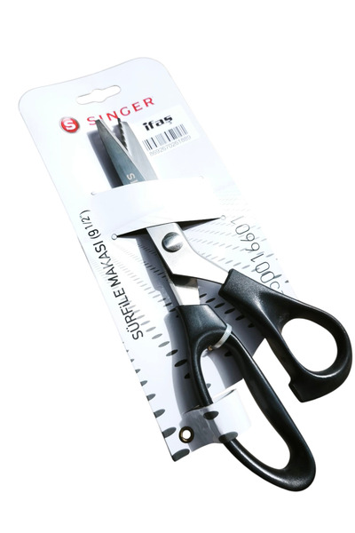 İfaş Tekstil Makina Professional Utility Scissors Zigzag Cutting Stainless Steel Blade 24.13 cm 9 1/2 Inch