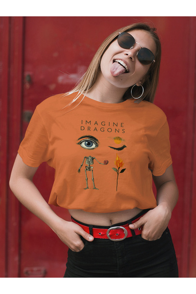 MVRDAR Tricou unisex 100% bumbac Flower Power pentru femei si fete