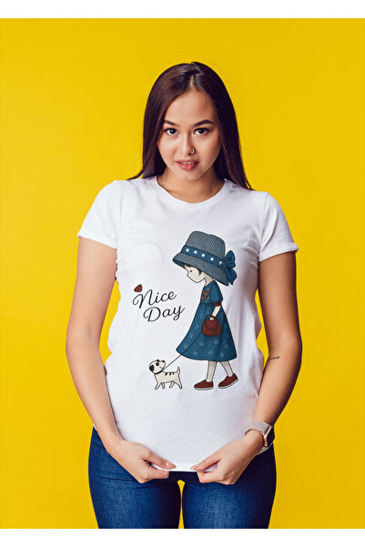 MVRDAR Tricou unisex 100% bumbac Flower Power pentru femei si fete