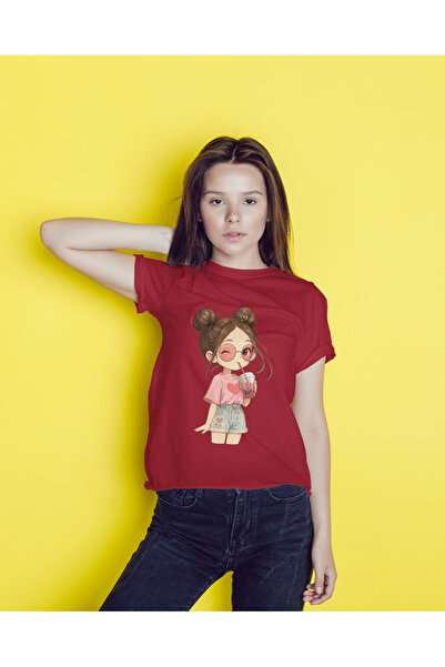 MVRDAR Tricou unisex 100% bumbac Flower Power pentru femei si fete