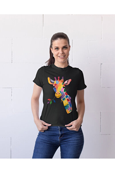 MVRDAR Tricou unisex 100% bumbac Flower Power pentru femei si fete
