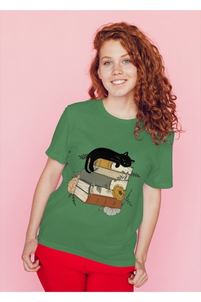 MVRDAR Tricou unisex 100% bumbac Flower Power pentru femei si fete