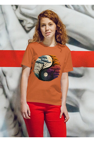 MVRDAR Tricou unisex 100% bumbac Flower Power pentru femei si fete