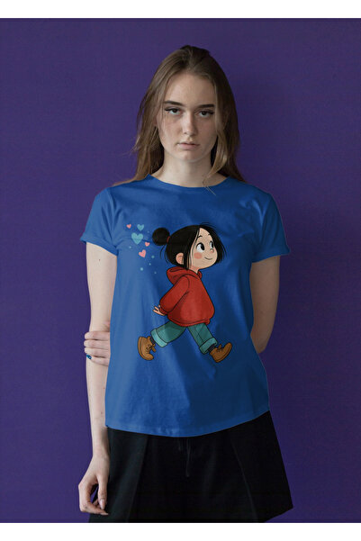MVRDAR Tricou unisex 100% bumbac Flower Power pentru femei si fete
