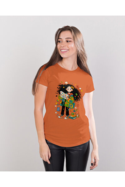 MVRDAR Tricou unisex 100% bumbac Flower Power pentru femei si fete