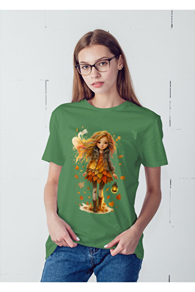 MVRDAR Tricou unisex 100% bumbac Flower Power pentru femei si fete