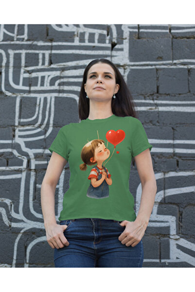 MVRDAR Tricou unisex 100% bumbac Flower Power pentru femei si fete