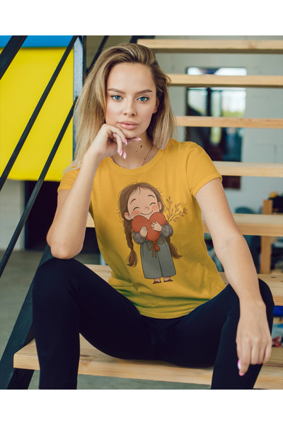 MVRDAR Tricou unisex 100% bumbac Flower Power pentru femei si fete