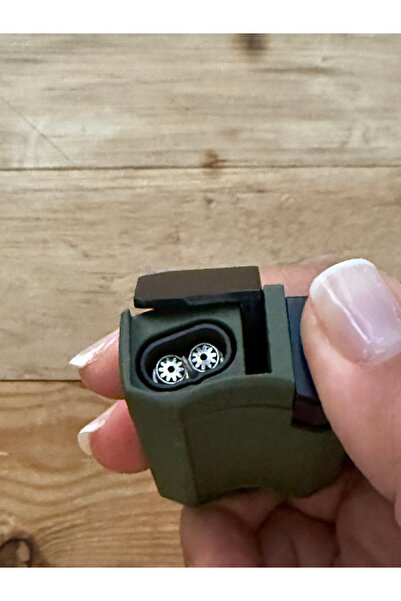 COHİBA Puro Çakmağı 2 Pürmüz Delicili Ayaklık Özellikli Haki Rengi