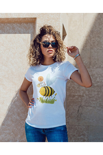 MVRDAR Tricou unisex 100% bumbac Flower Power pentru femei si fete